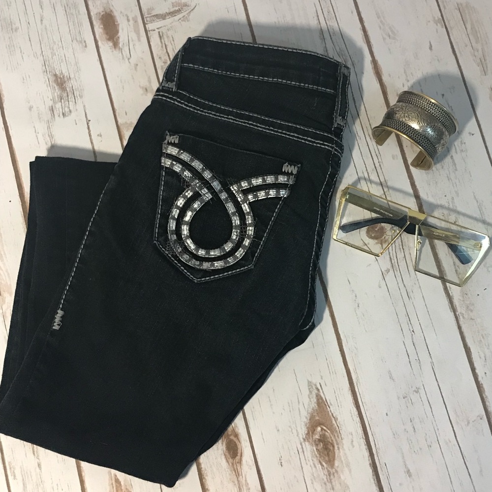 Big Star Women Dark Denim Jeans Size 26L - Picture 3 of 3